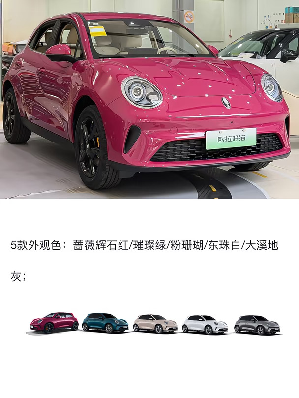 🔥27款欧拉好猫｜新增蔷薇辉石红❗