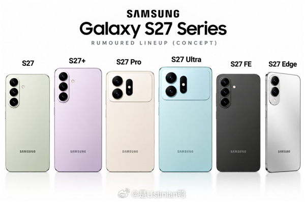 三星Galaxy S27系列产品阵容规划曝光[思考]

产品阵容概述

• 10月13日消息，据外媒 SamMobile 最新报道，三星正在为2027年的 Galaxy S27 系列规划更加丰富的产品阵容。

• 综合目前的爆料信息，Galaxy S27 系列全年可能推出多达6款机型，覆盖不同尺寸、性能配置和价格定位。

四款主力旗舰

• 按照 ​
