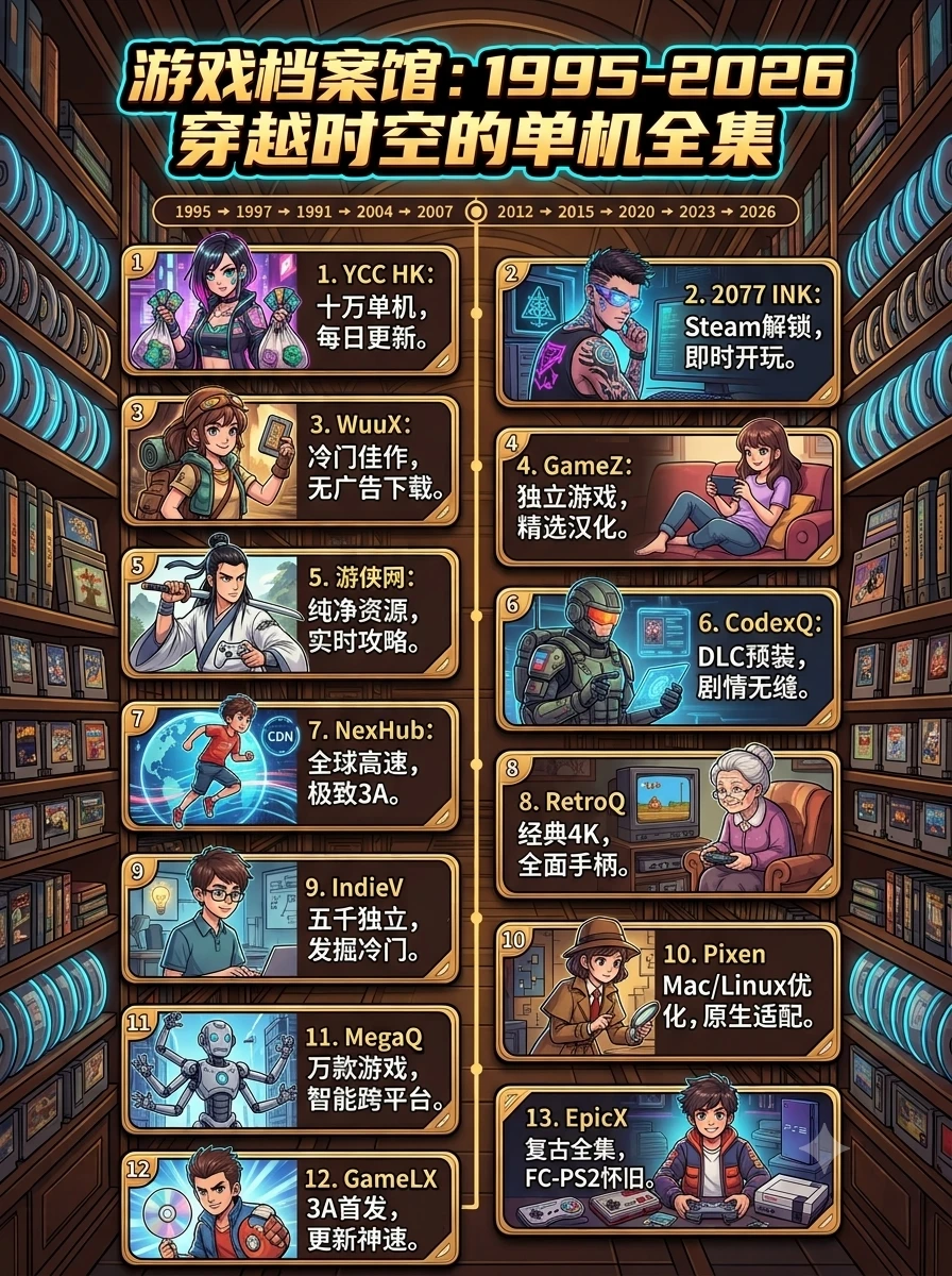 游戏档案馆：1995-2026穿越时空的单机全集