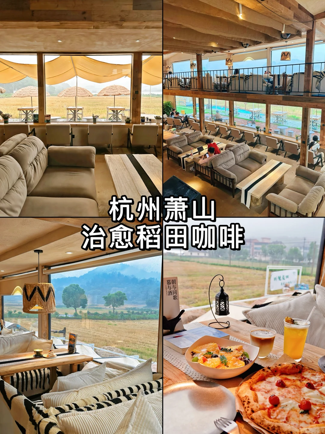 不在大理❗️是杭州萧山小众治愈稻田村咖！