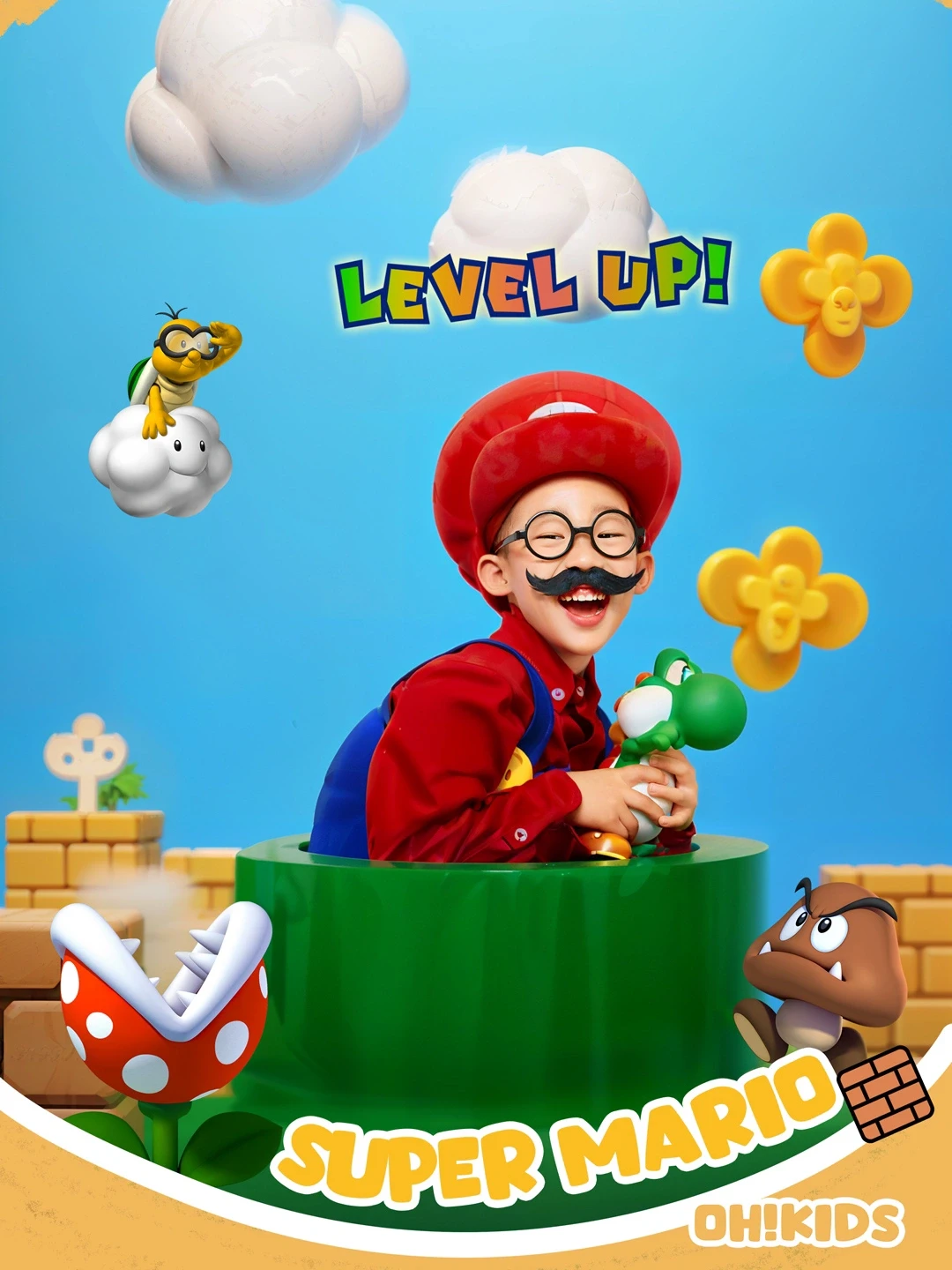 武汉儿童摄影|当把儿子变身成超级马里奥～