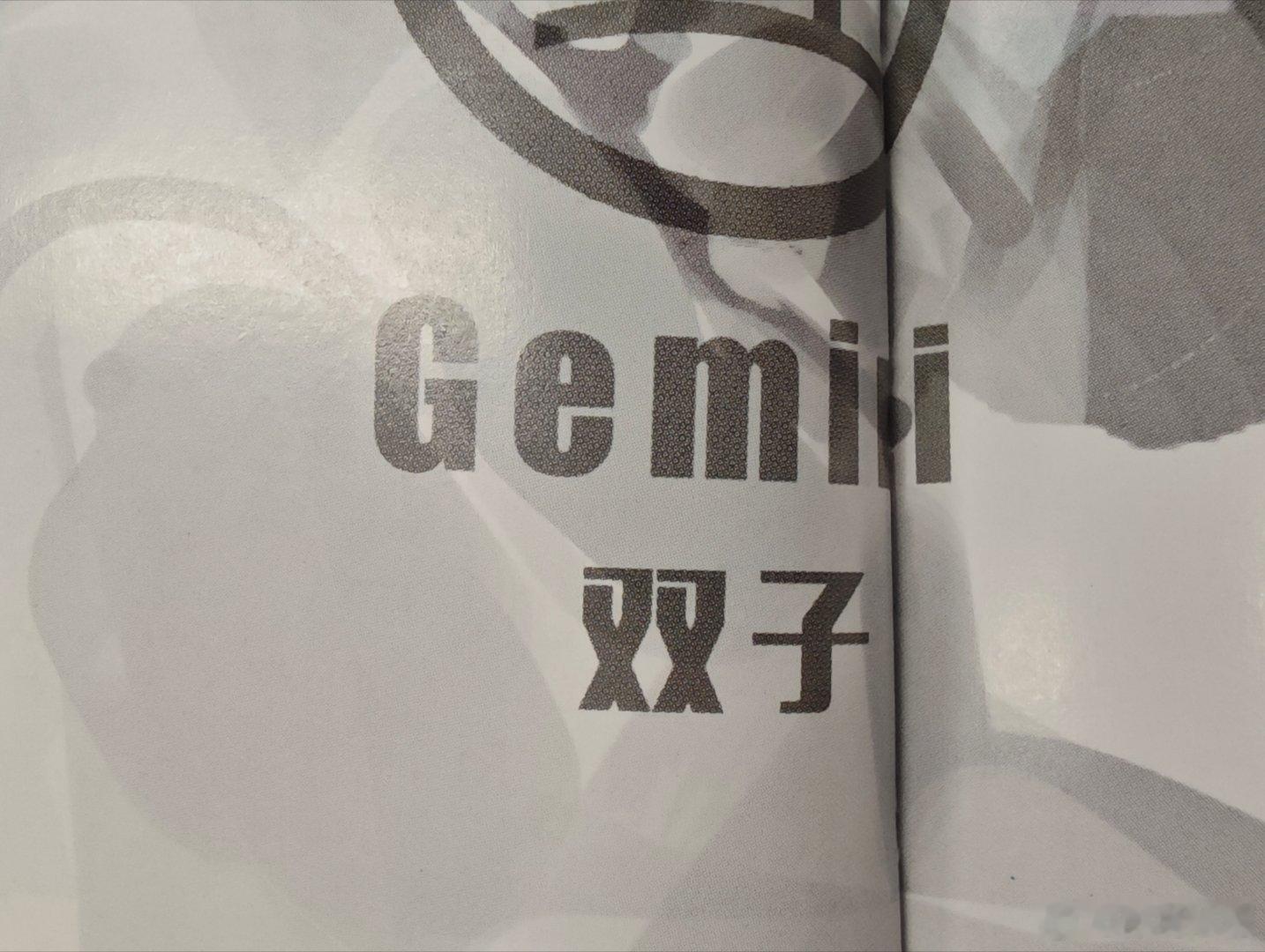 #郭家毅gemini[超话]# Gemini原来是双子座♊的意思 ​