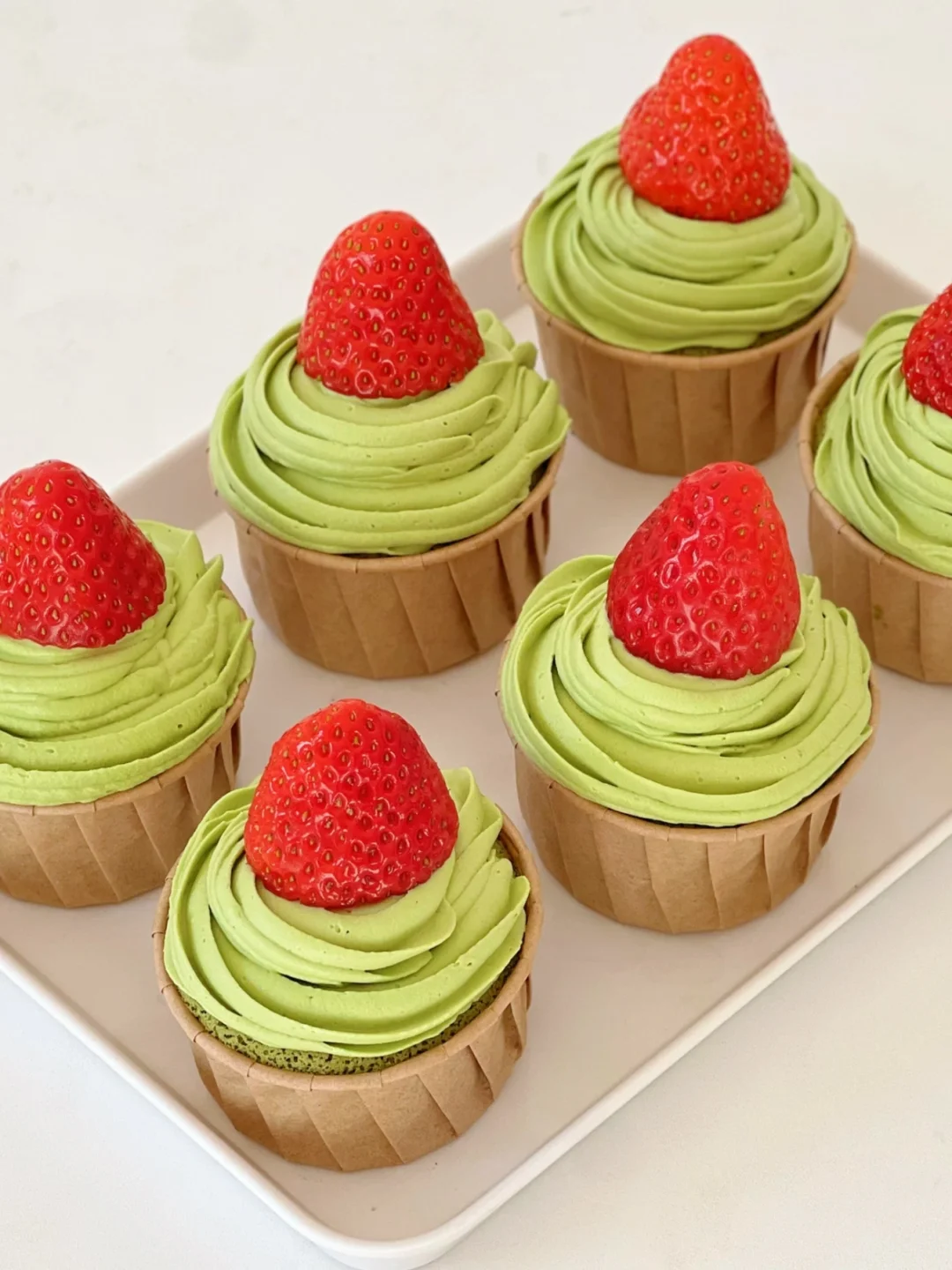 🎄圣诞风纸杯蛋糕|不开裂不回缩|附教程