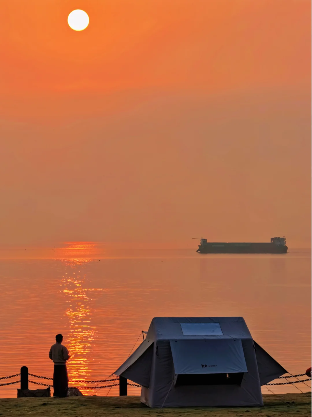 深圳出发30分钟直达海边露营❗️看日出绝佳