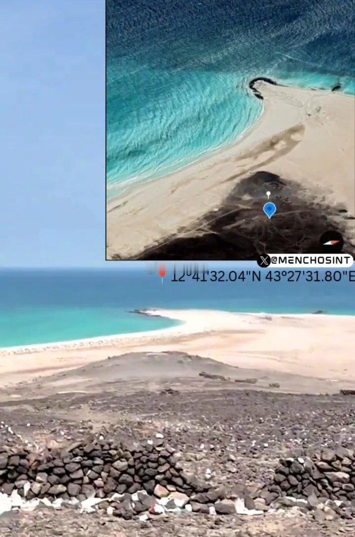 胡塞的记者今天在曼德海峡最南端打卡，表明海峡仍然在胡塞武装控制之下。
#烽火问鼎计划##也门##中东军情# ​