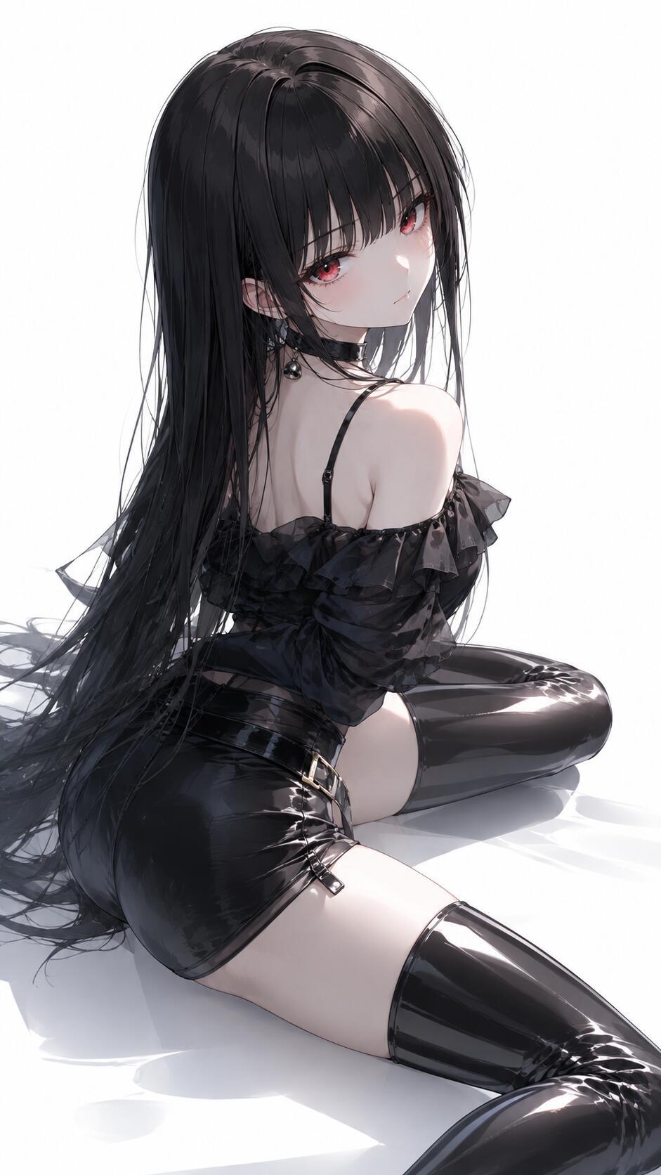 iphone壁纸 | 你的黑丝小女友手机壁纸#动漫壁纸美图[超话]# ​