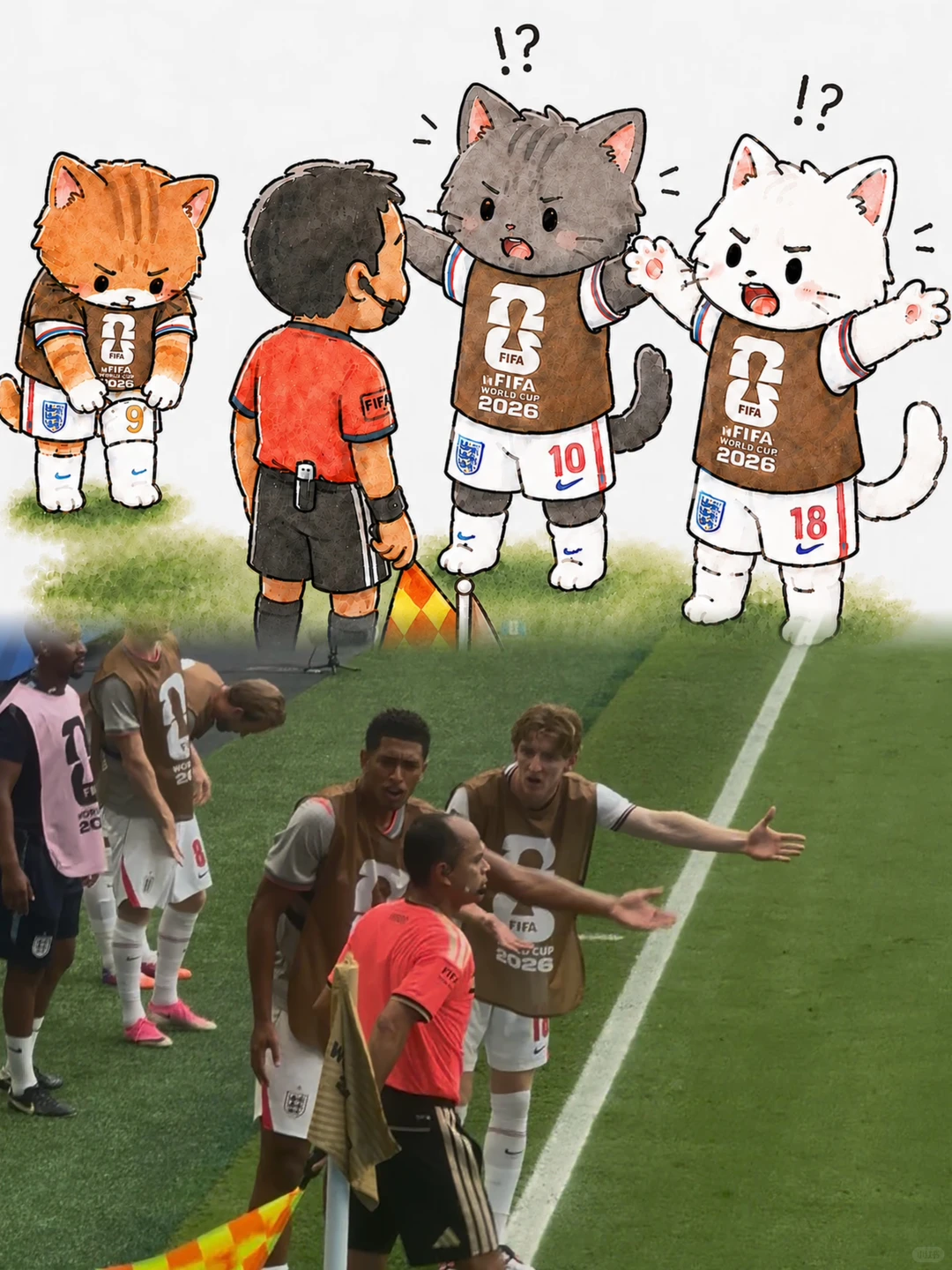 贝林厄姆告状老师名画🤣