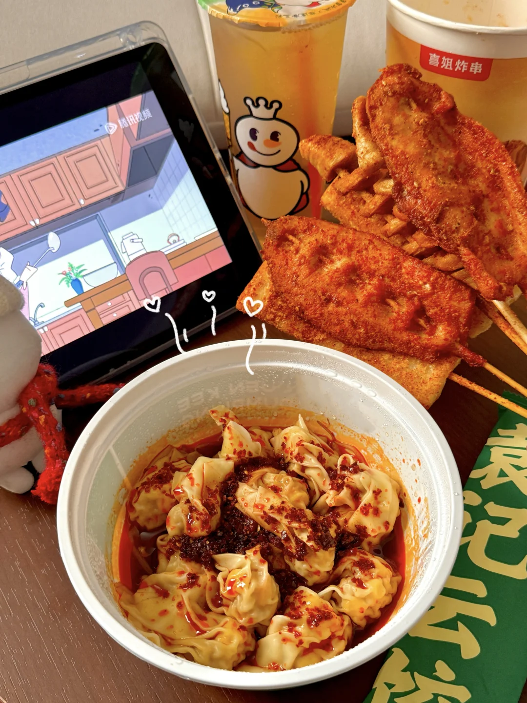 打工人治愈时刻～自提热腾腾的晚饭🤤