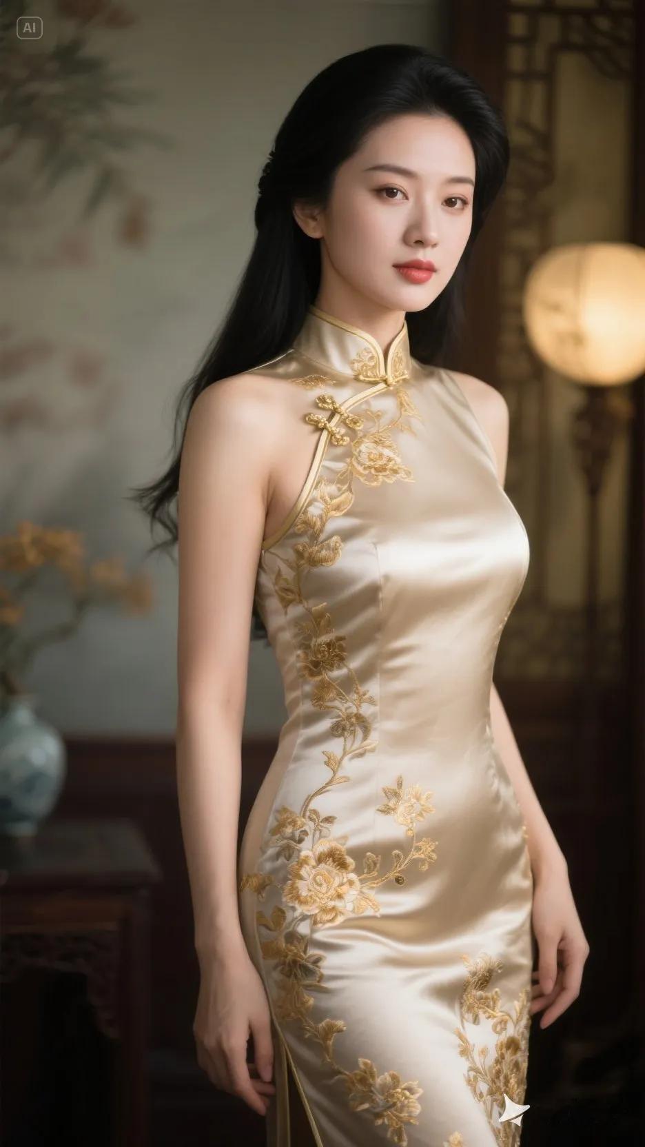 真人写真，成熟女人，一位绝色东方美人，玉骨冰肌，眼睛宛若秋水一般，清澈...