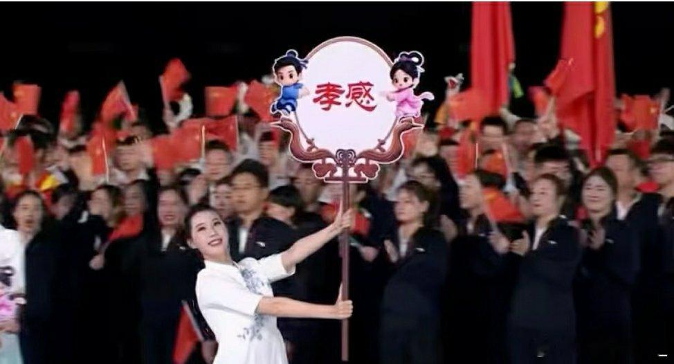 #网友盛赞湖北省运会开幕式#给孝感打call  ​