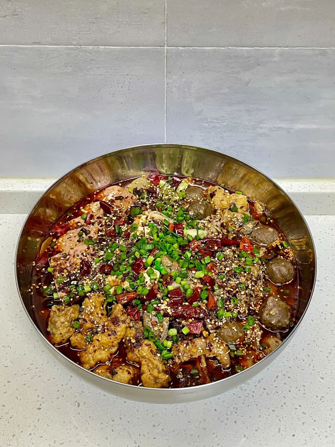 麻辣过瘾的家庭版冒菜，附详细做法～