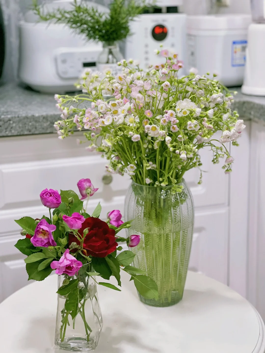 乡下采的野花也很美呀