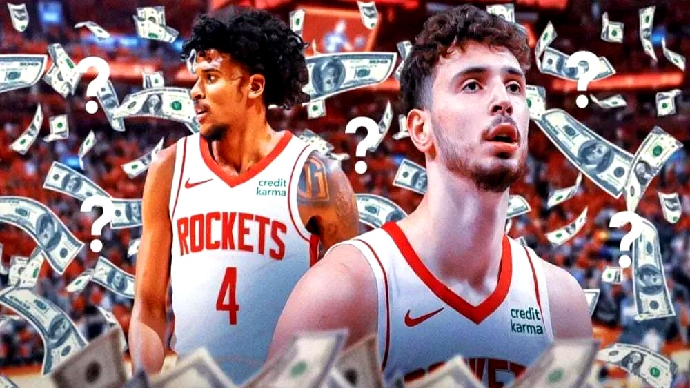 休斯敦火箭队这俩年轻人，合同一签，味道全变了！    一个年薪3530...