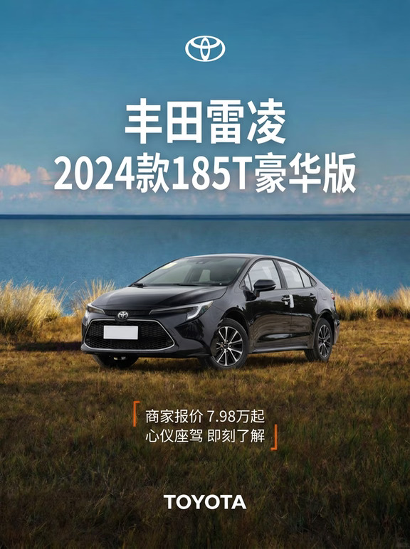 丰田雷凌2024款185T豪华版🎉