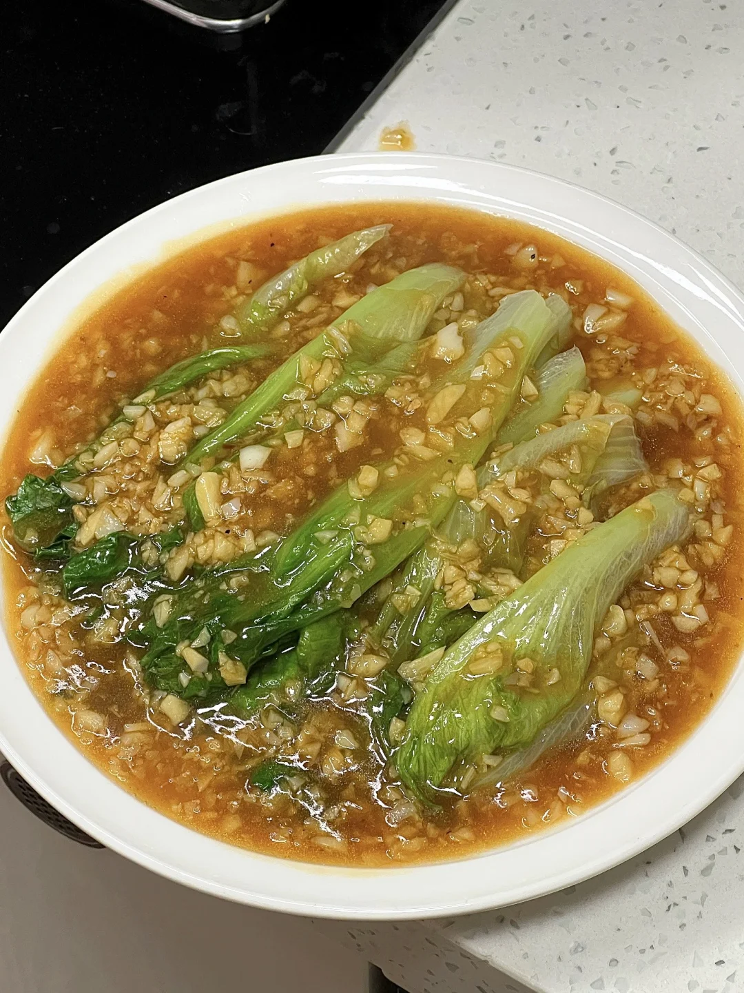 3分钟搞定蚝油生菜，清脆爽口巨香😋