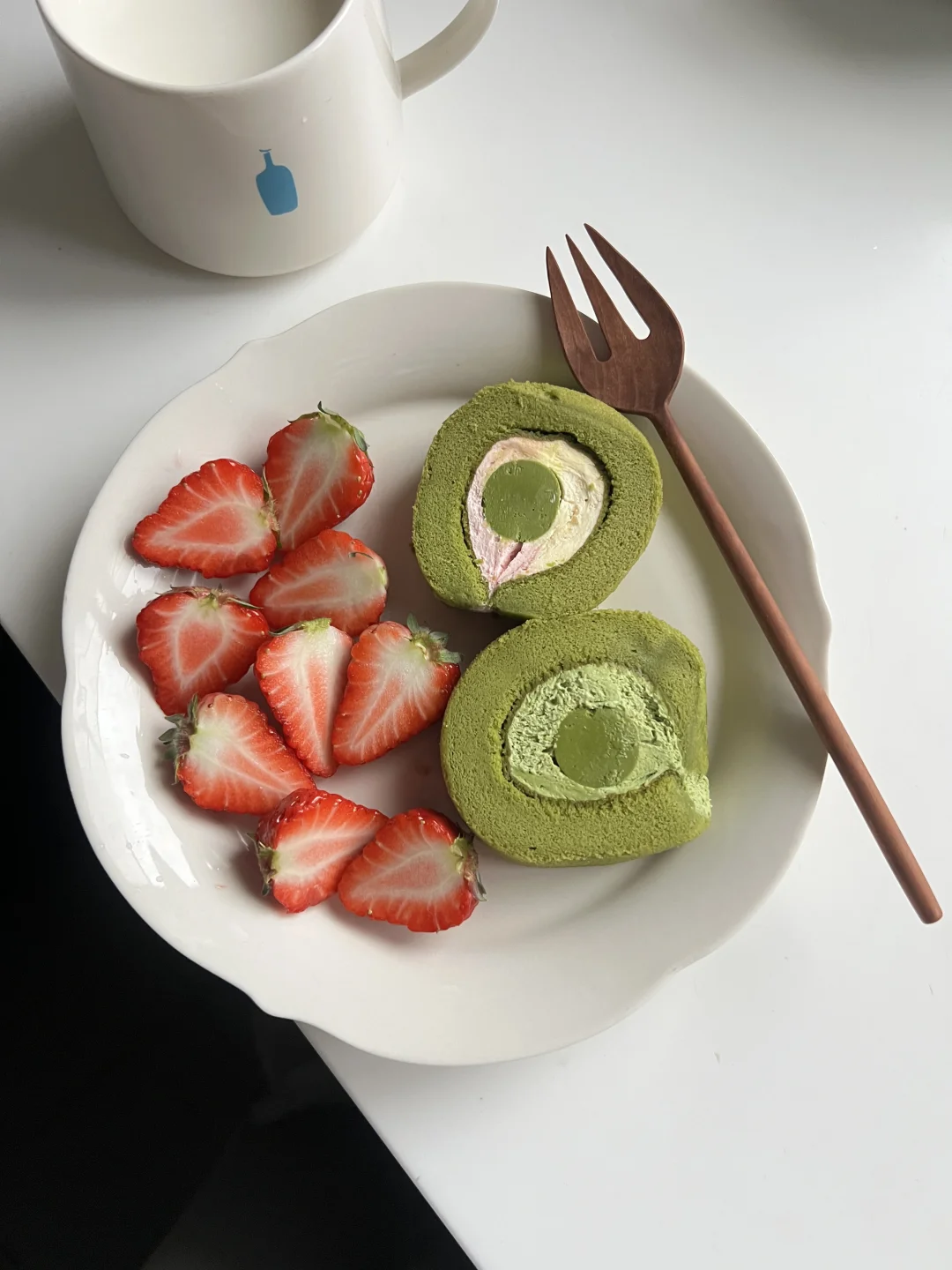 被抹茶治愈的雨天☔️