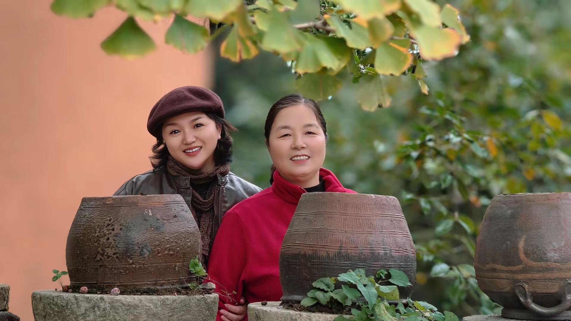 深秋和我的美阿姨偶遇一场🍂🍂