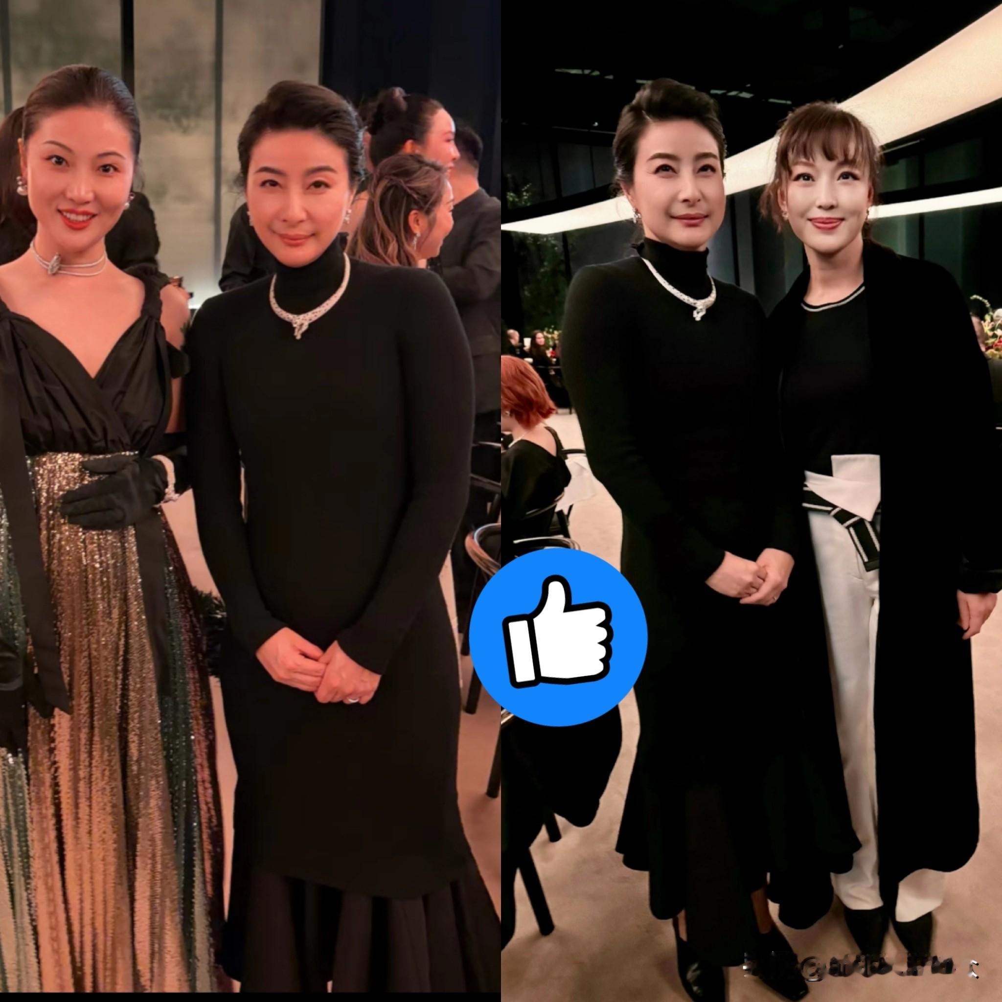 我在郭晶晶身上发现一个玄学， 而且准的离谱， 不管她跟谁出席活动合影...