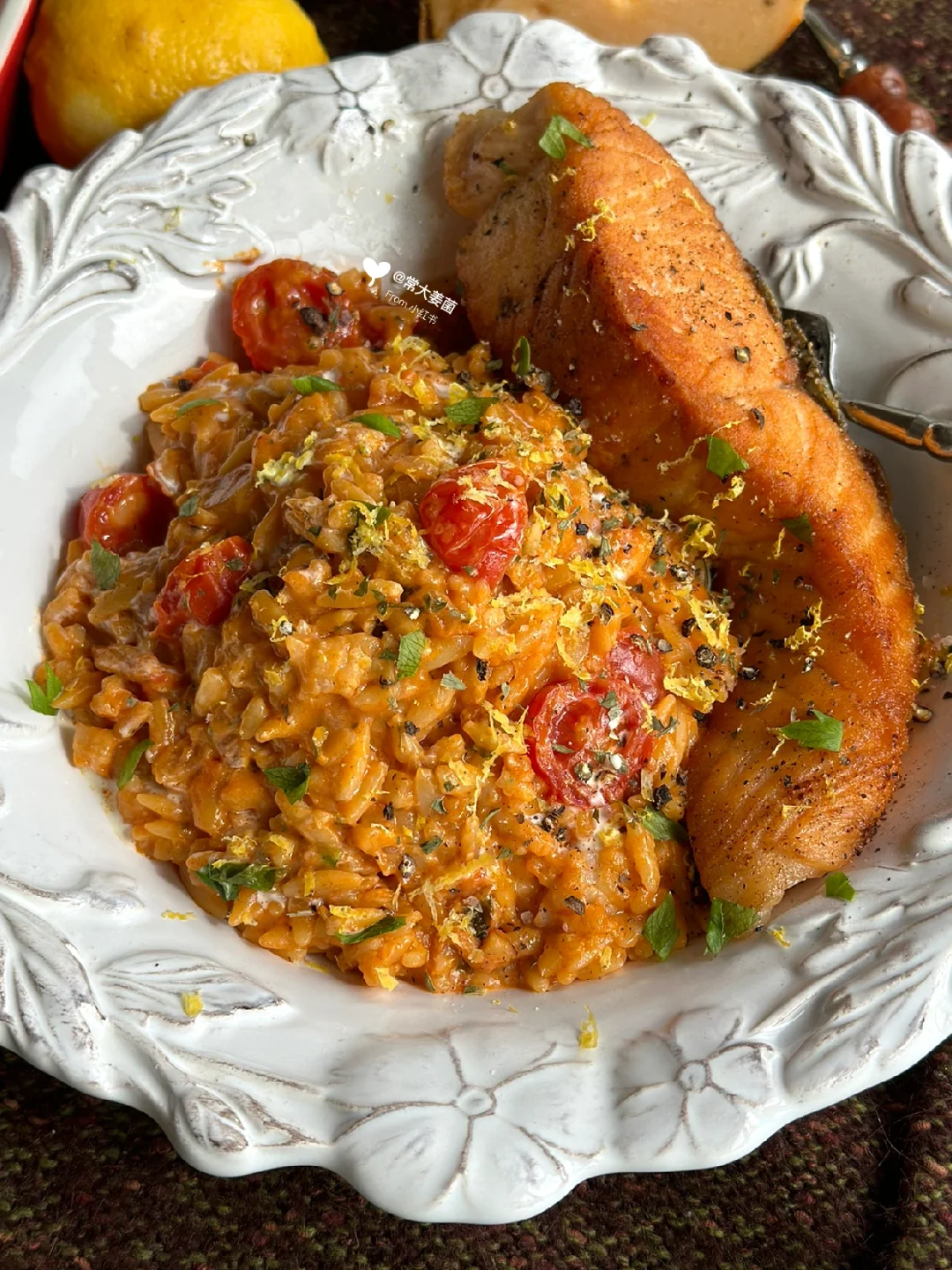 甜辣番茄烩意米🍋🍅🧀巨巨好吃！！！