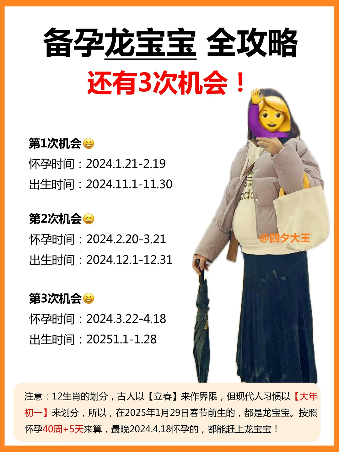备孕龙宝宝，还有3次机会‼️附备用详细攻略