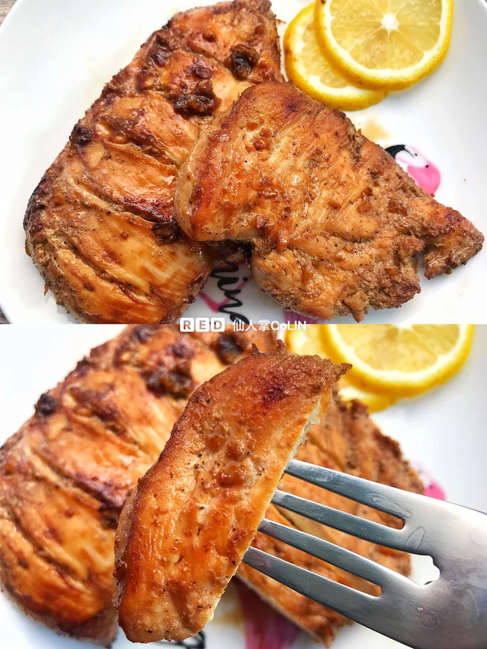 上班族一定要学会的减脂便当㊙蒜香蜜汁鸡胸肉❗️嫩滑多汁