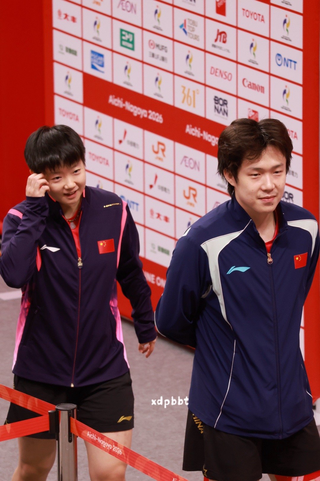 #王楚钦孙颖莎闯进混双决赛#打完混双二位也是容光焕发了～明天单打也可以放心大胆打了～混双决赛加油加油[期待][期待][期待] ​