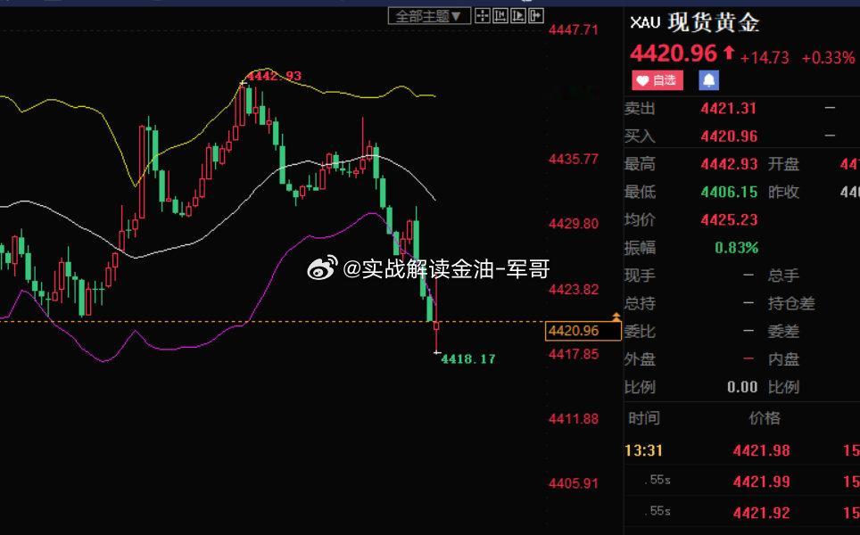 4420多 参考

#黄金##金价##军事ai新视野##黄金分析# ​