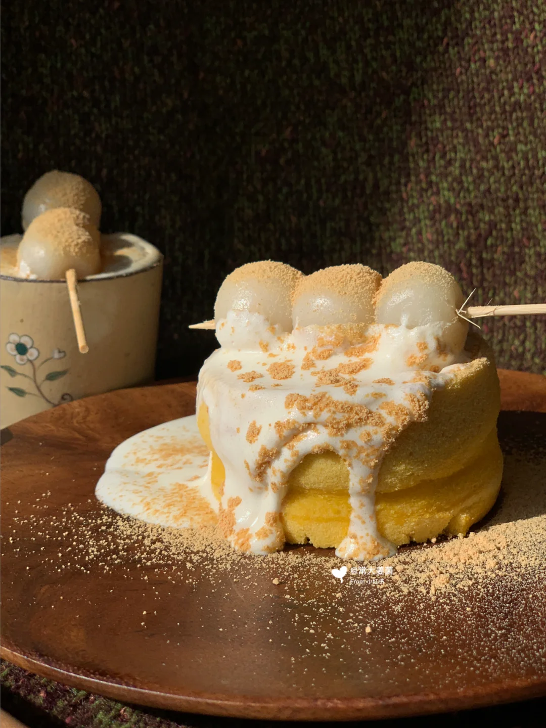 低卡❗️免烤❗️微波炉豆乳圆子蛋糕🍡