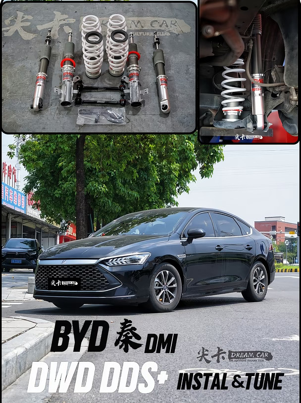 BYD秦DMi DWD DDs避震器安装&调校