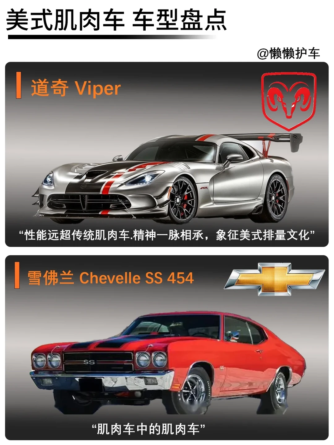 美式肌肉车盘点｜大排量V8的暴力美学