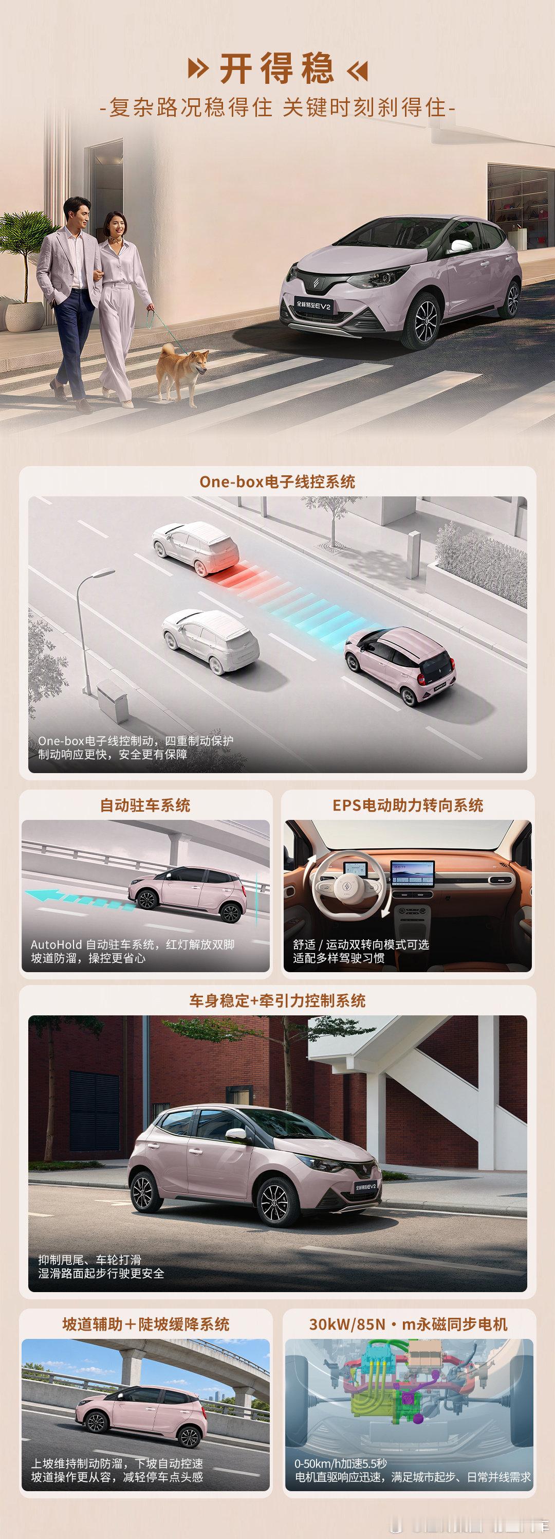 全新易至EV2正式上市[羞嗒嗒]
给家人的第一台安全代步车[兔子]
传承江铃集团 79 年国企品质[求关注]
以 “开得稳、护得牢、用得好” 核心产品价值
树立代步安全新标杆[憧憬]
现在购车，限时解锁价值14000元五重好礼~[爱你]
#江铃集团新能源##易至汽车##让美好易至##全新易至EV2正式上市# ​