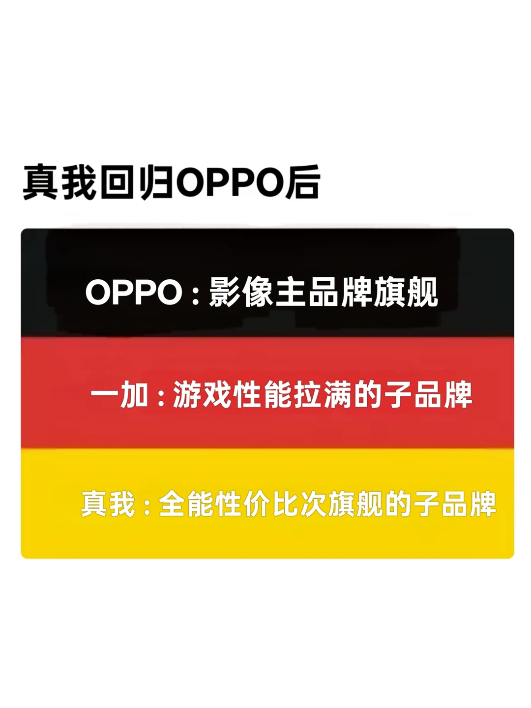 真我回归OPPO，子品牌到时候会不会打架？