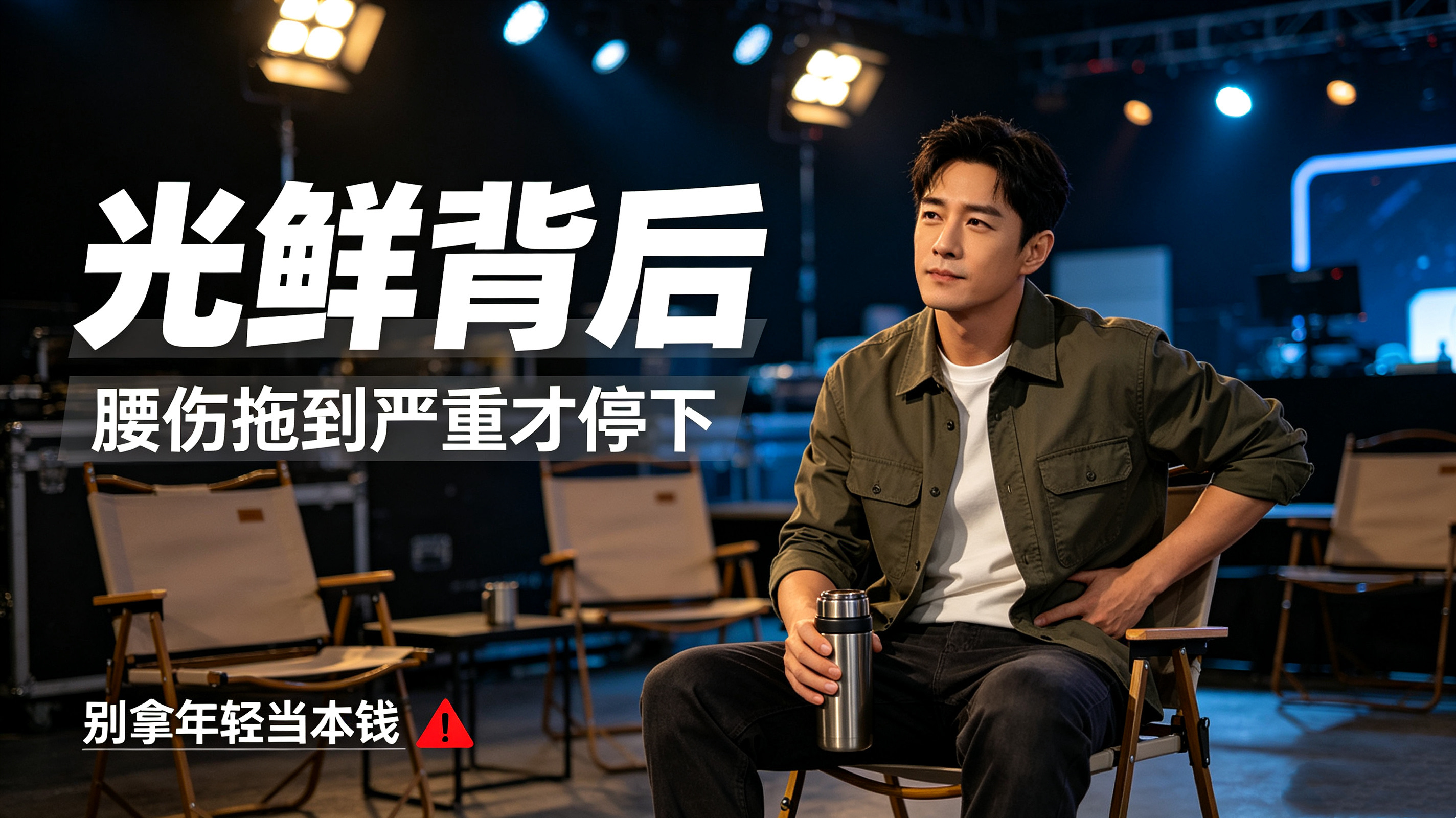 陈赫自曝确诊，已暂停工作

刷到陈赫直播说出自己身体状况，不少人都挺感慨。曾经带给大家很多欢乐的人，被多年积攒的腰伤困住，不得已停下手上的工作好好休养。

他自己坦言，确诊严重腰椎滑脱，疼的时候连身子都直不起来。这不是突然得来的毛病，是十几年综艺录制攒下的旧伤。早年录户外综艺，高强度游戏、负重奔跑，