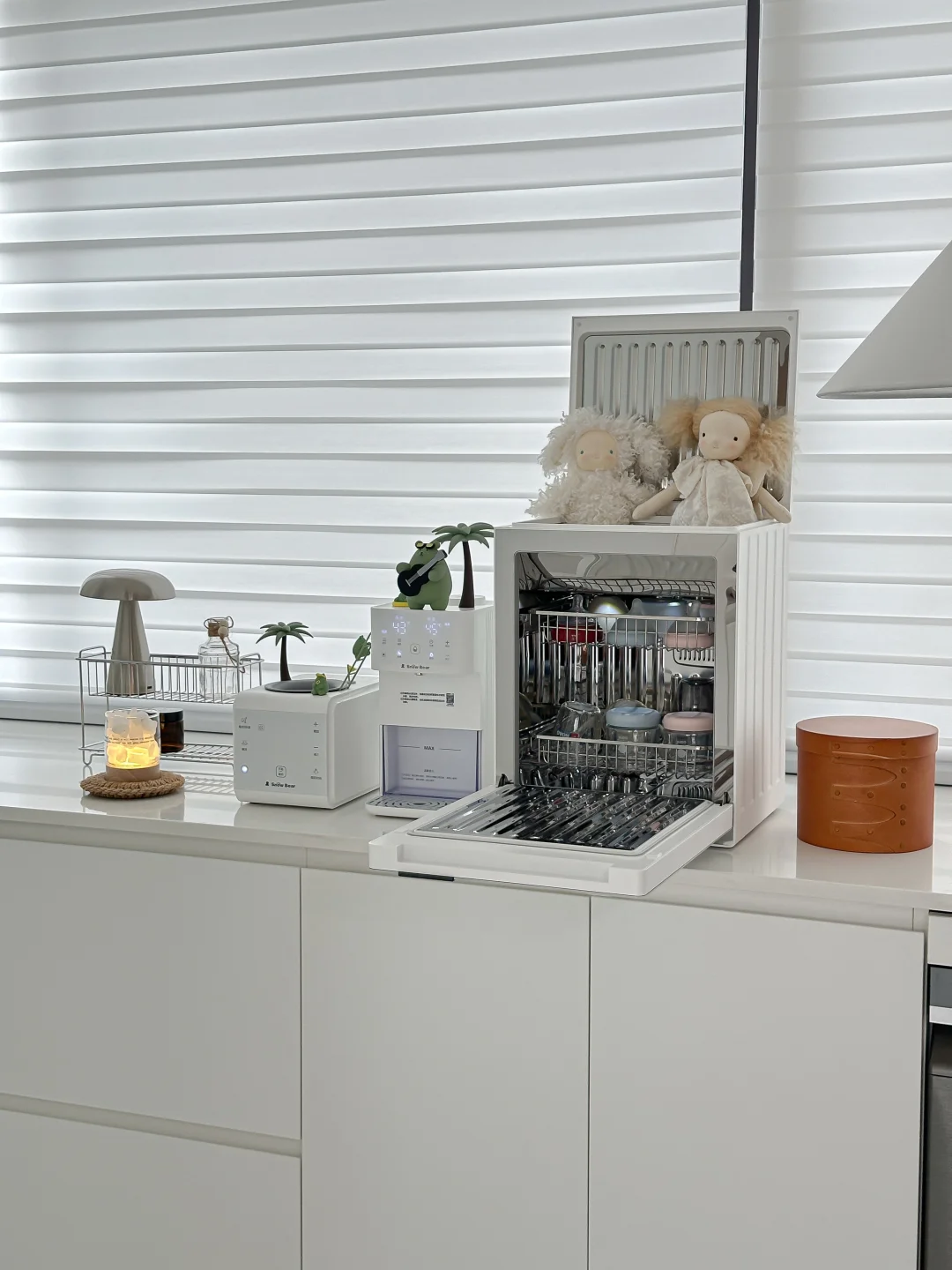 买了上最贵的双舱消毒柜。。