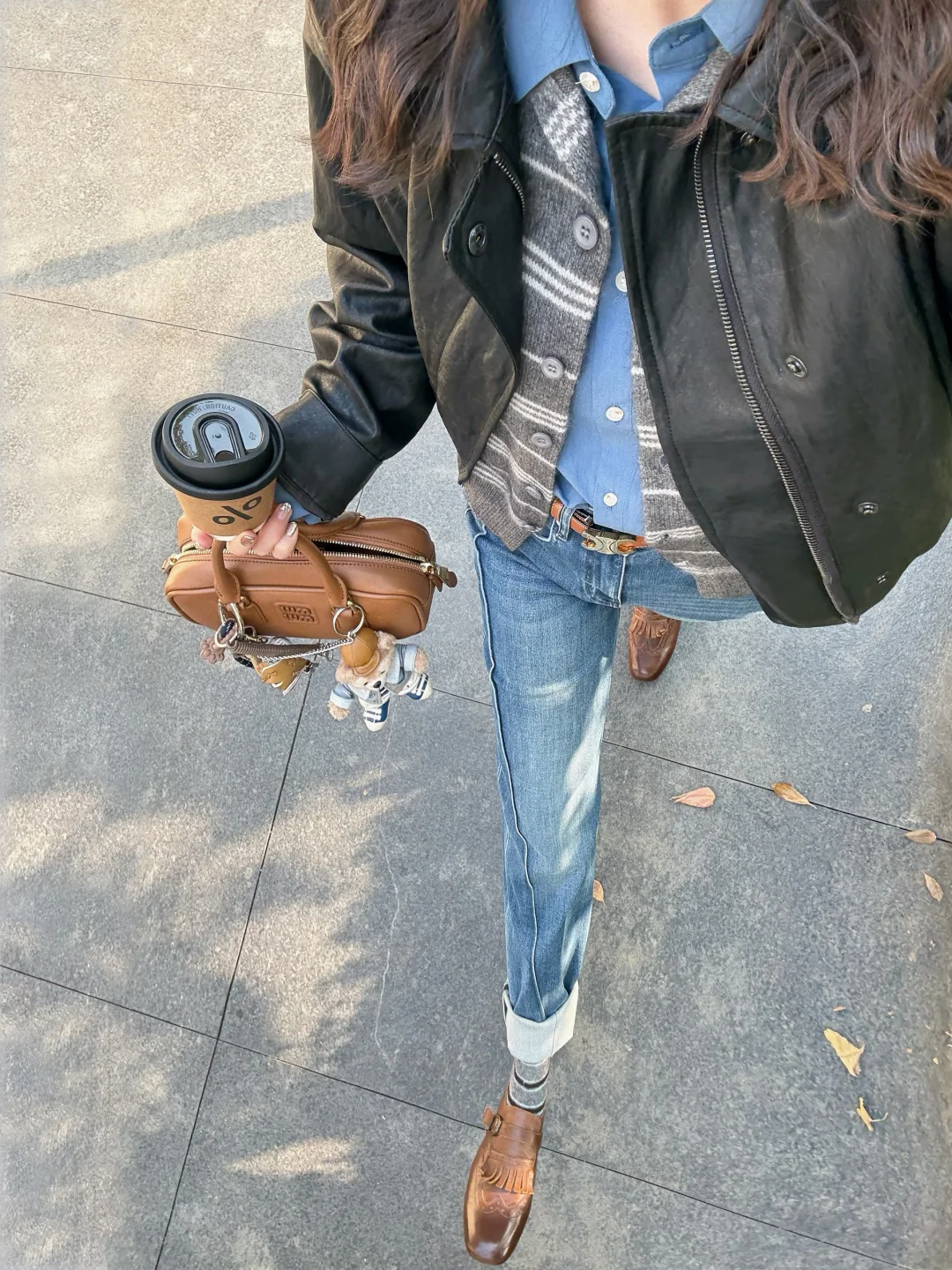 秋冬穿的漂亮皮衣🍂基础款叠穿也太绝了叭！