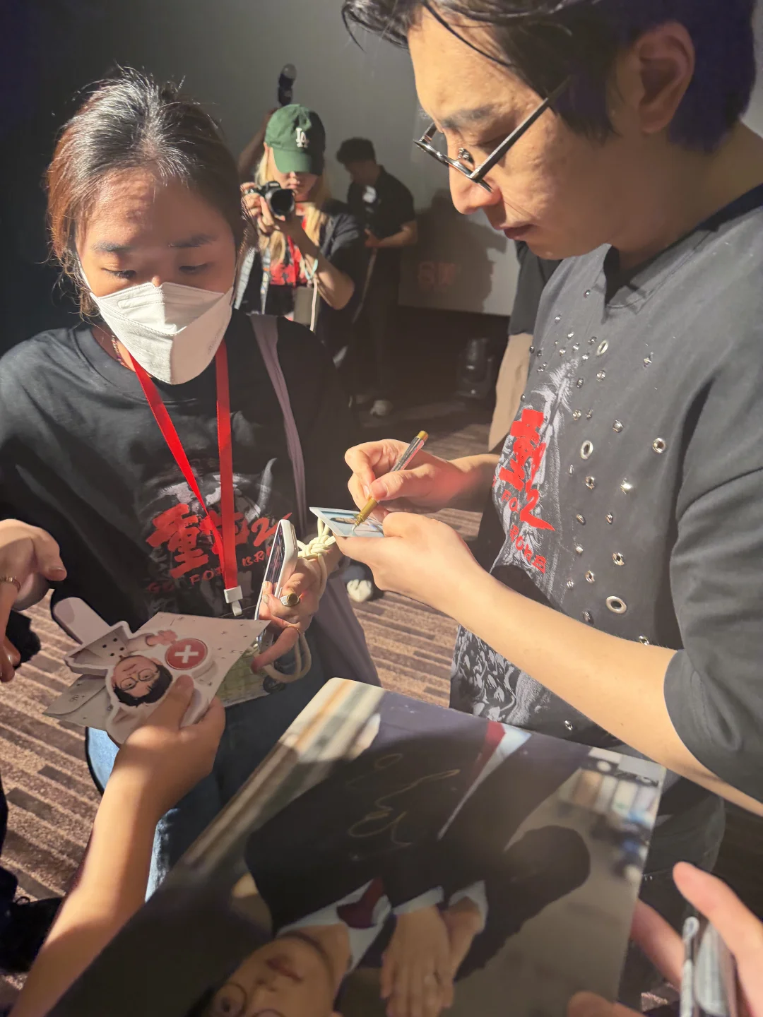 要到了白客签名😭😭😭🥹🥹🥹