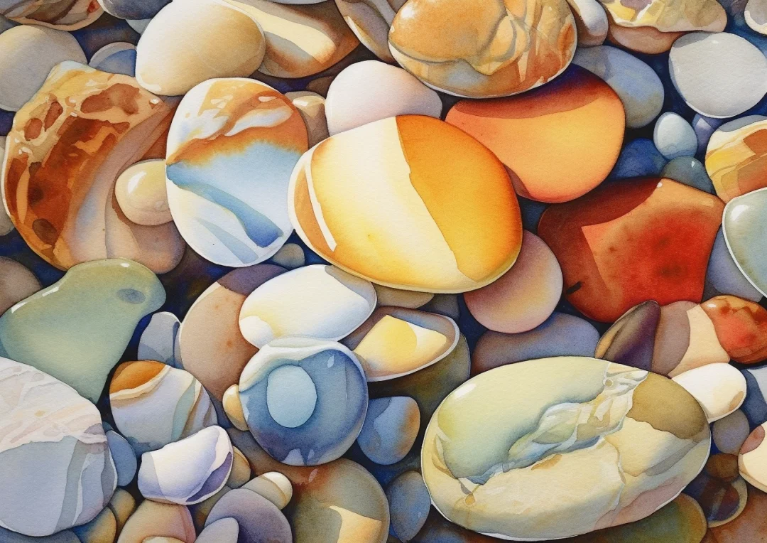 AI水彩 石头(2/3)