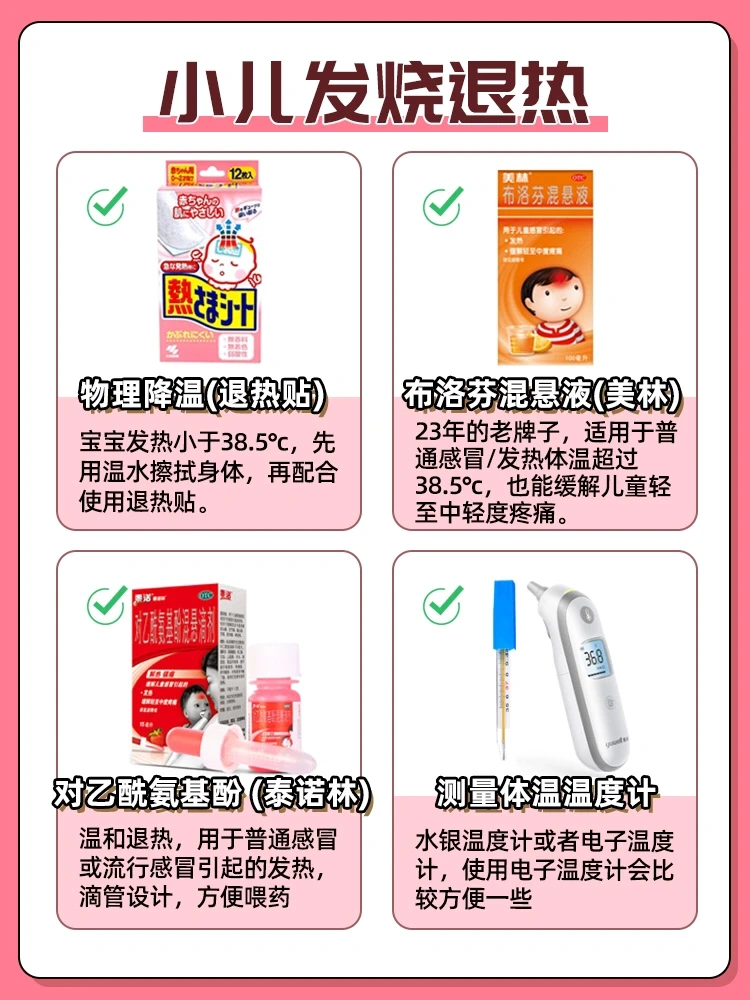 超实用❗️婴幼儿日常用药最全整理｜建议收藏