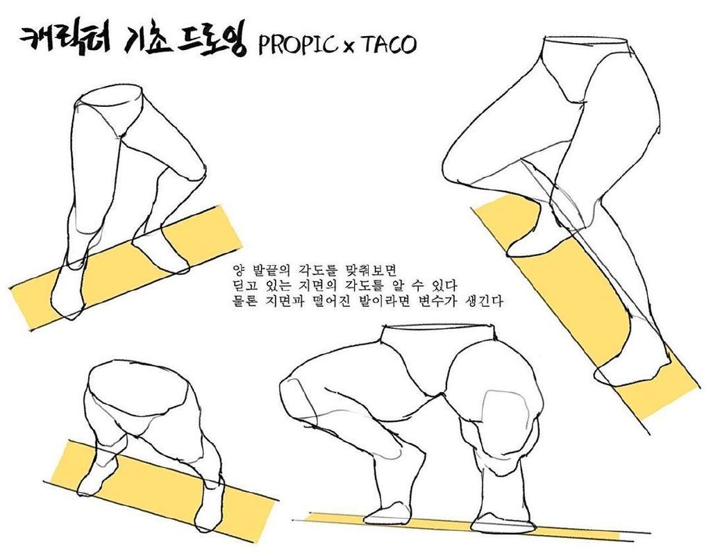绘画教程  画师 taco的腿部教程 ​​​