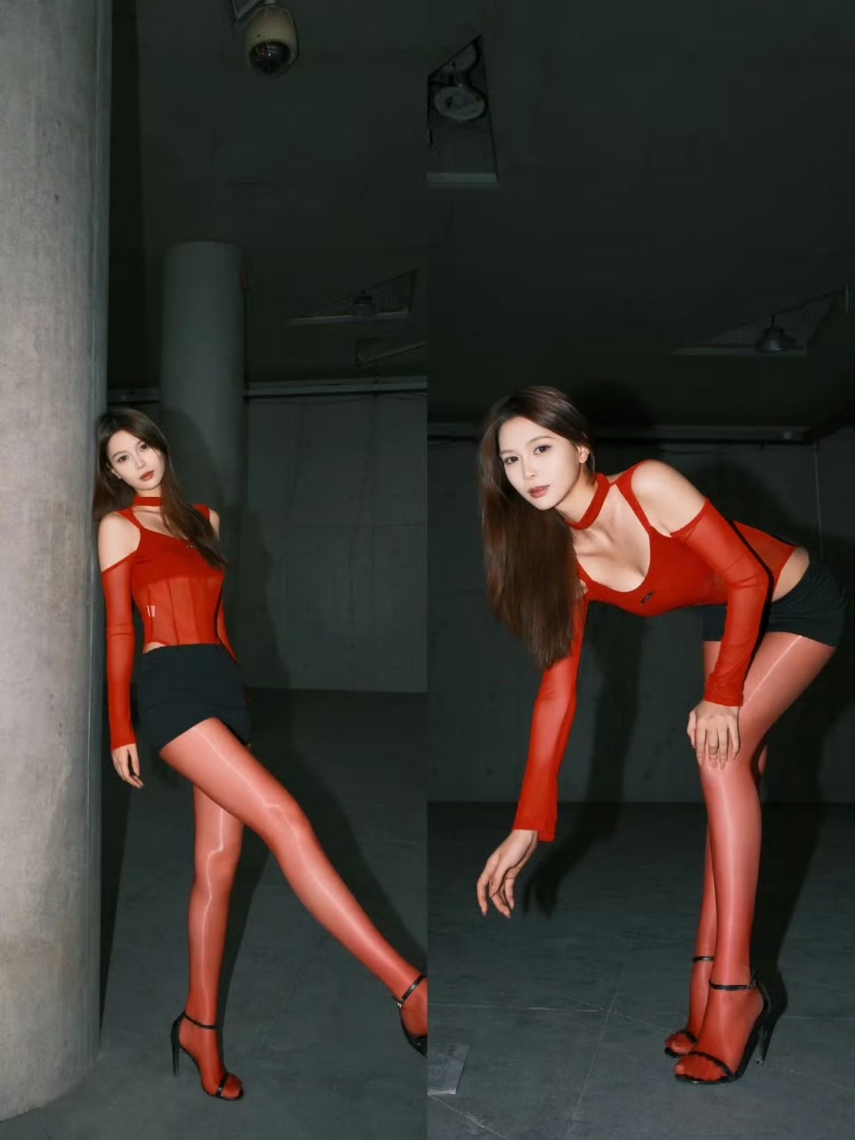 吸人眼球的，红色🧦！