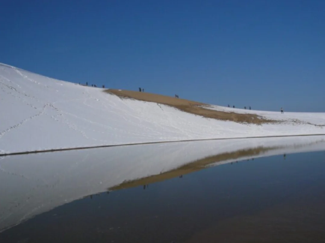 日本鸟取县丨冬天的沙漠是什么颜色的