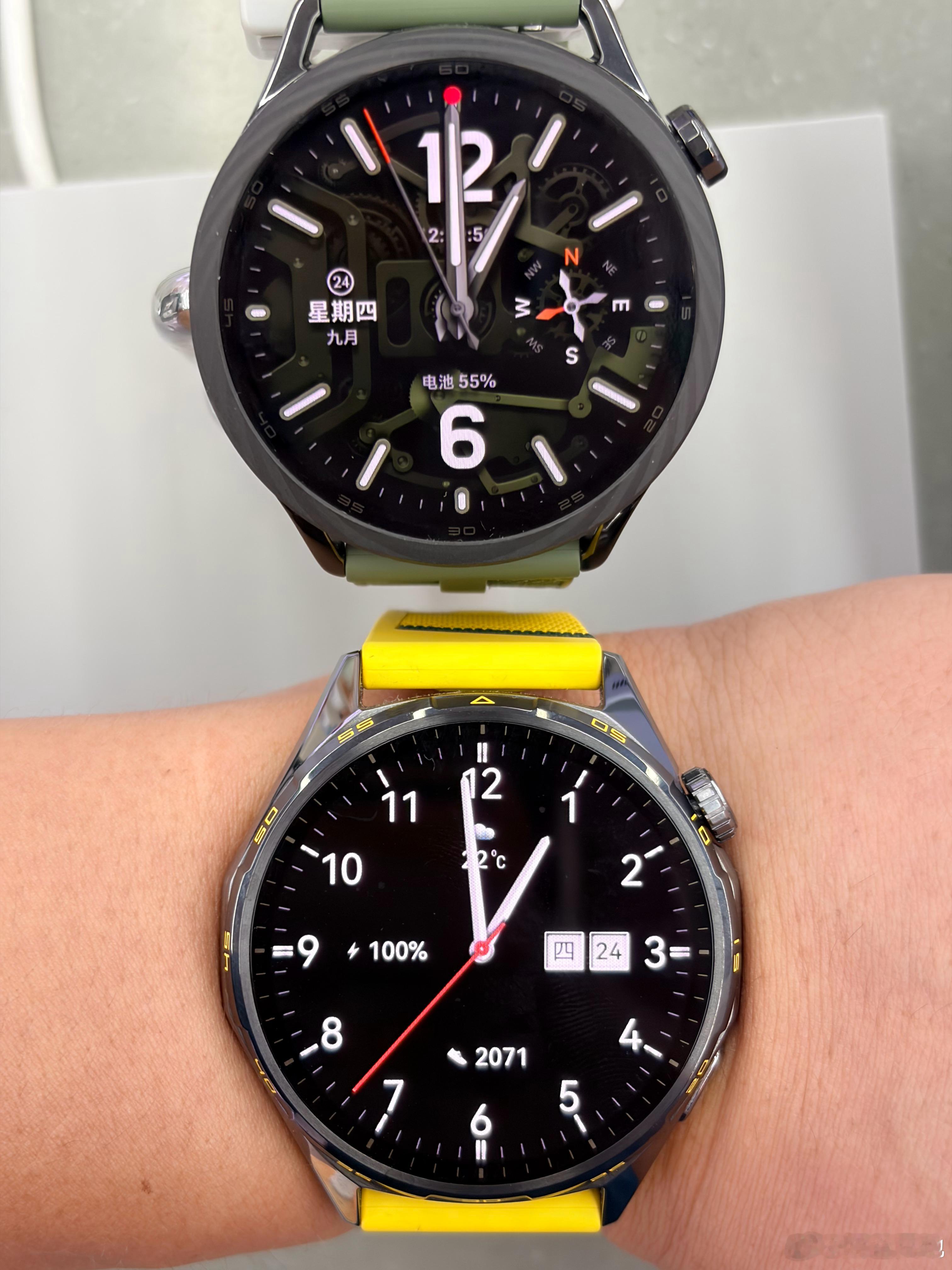 小米这个Watch S5真香。

锻造的圈，转起来表冠马达回馈清脆，上瘾。

要不是上个月买了GT7就无脑入了，可以等等再换。

18 Pro Max上手质感也很好，价格不低，但是老设备置换补得不少，没有想象中贵那么多，米粉们到店体验再决定吧。置换成本也就是比往年贵1000吧。12期一分没啥感觉，不要一看价格都 ​