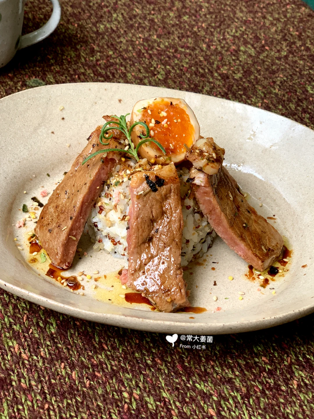 🇯🇵日式料理 | 火焰牛排藜麦饭🥩🍚🥢