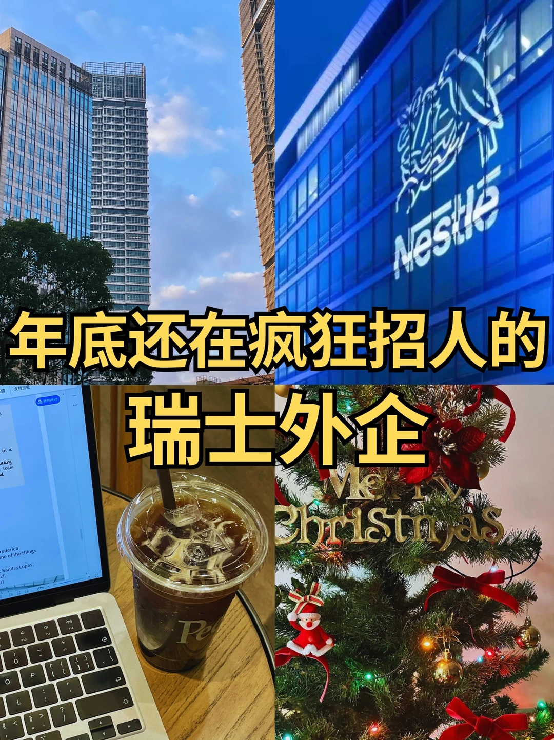 年底还在疯狂捞人的：瑞士外企🇨🇭