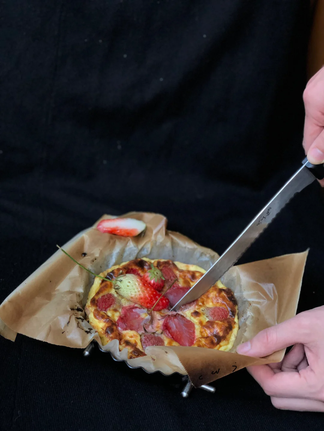 4.9.叮～🍴萌萌哒🍓草莓蛋挞一大只 无糖