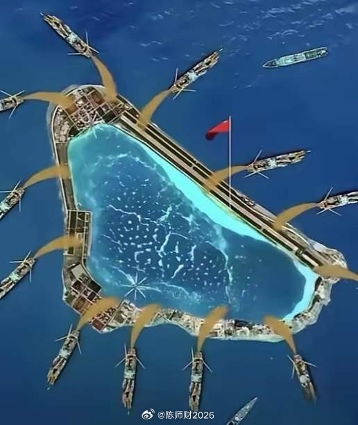 黄岩岛早晚都得填岛。  原因很简单，中国海警和海军来回执法和巡逻也太辛...