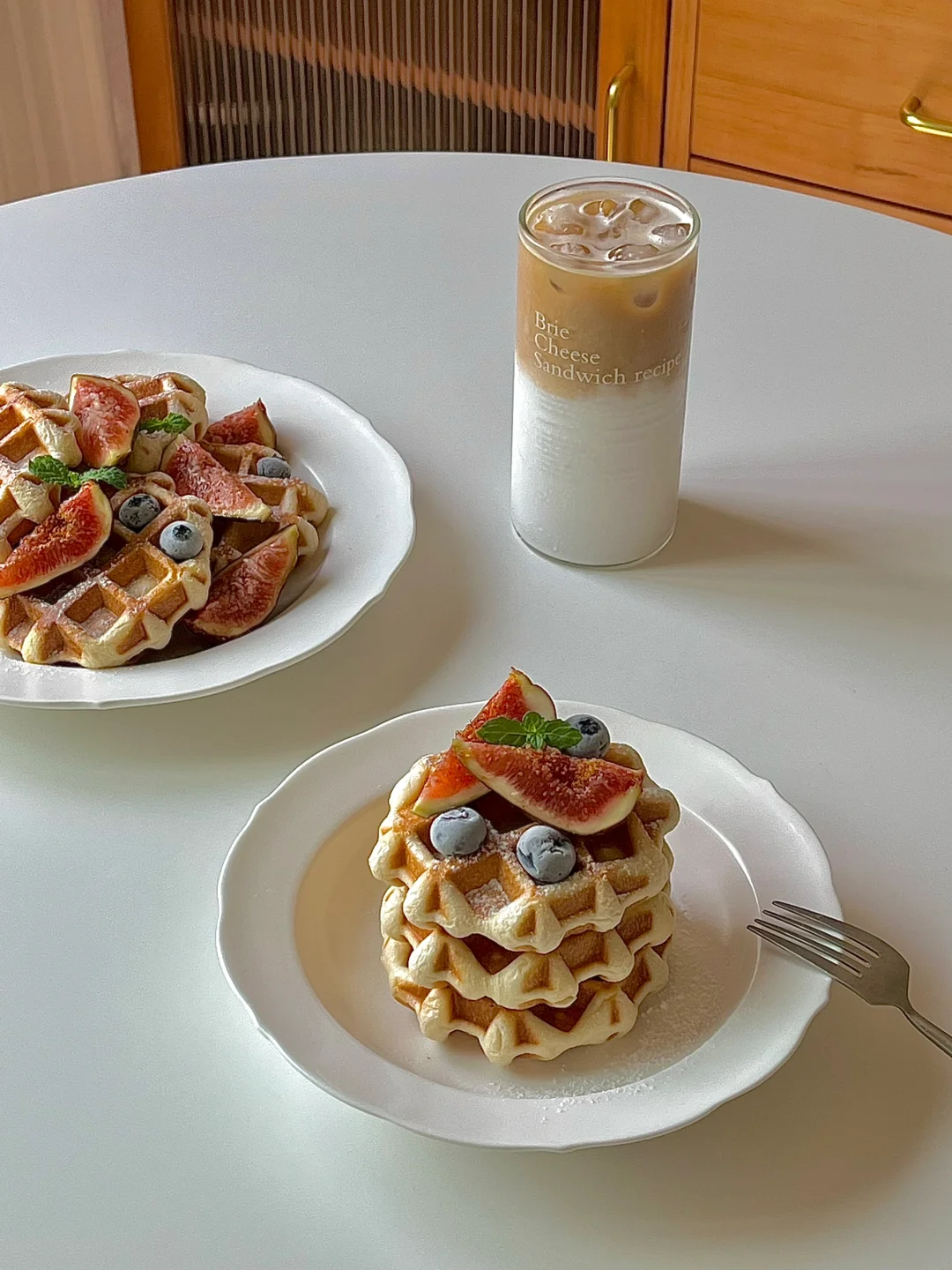 ☀️完美下午茶｜外酥里软黑芝麻华夫饼🧇