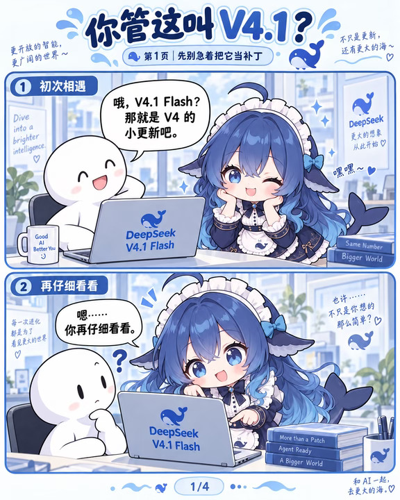 DeepSeek，你管这叫 V4.1？架构都换了啊！