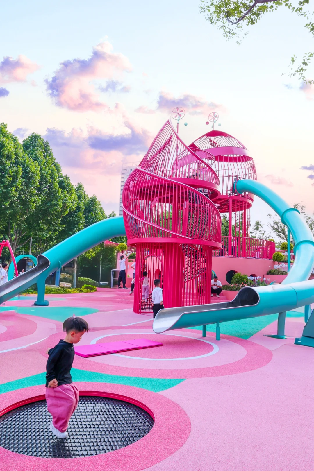 开啦‼️就在武汉🌸被这个路边免费公园美到了