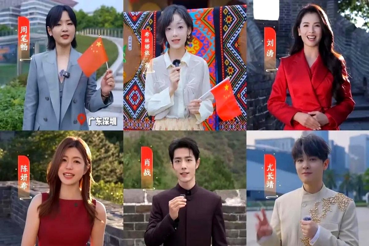 蓝羽硬是抢不回话筒，张若昀被笑声感染得直脸红。

今年晚会上胡歌唱歌，闫妮眼里的光比二十岁小姑娘还亮。中年女演员通常就两条路，要么拼命维持少女感，要么无奈退居配角。

去年跟魏大勋同台，她全程眯着眼随节奏摇摆，主打一个微醺。

不紧绷必须少女的那根弦，反而赢了满堂彩。比起那些拼命维持少女人设的，闫妮